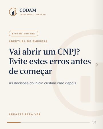 Capa do post desta leitura no Instagram da CODAM