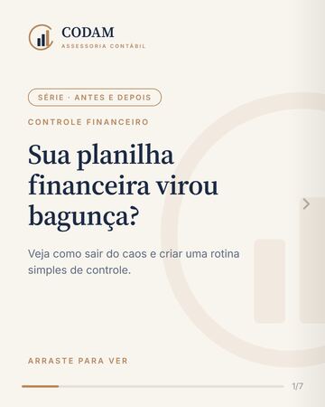 Capa do post desta leitura no Instagram da CODAM