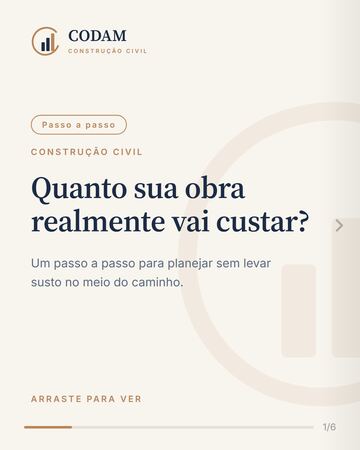 Capa do post desta leitura no Instagram da CODAM